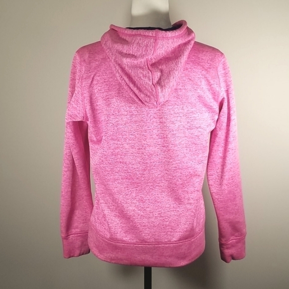 Under Armour Women's  Hoodie Size S Storm 1 Coldgear Fleece Spell Out - Picture 4 of 7